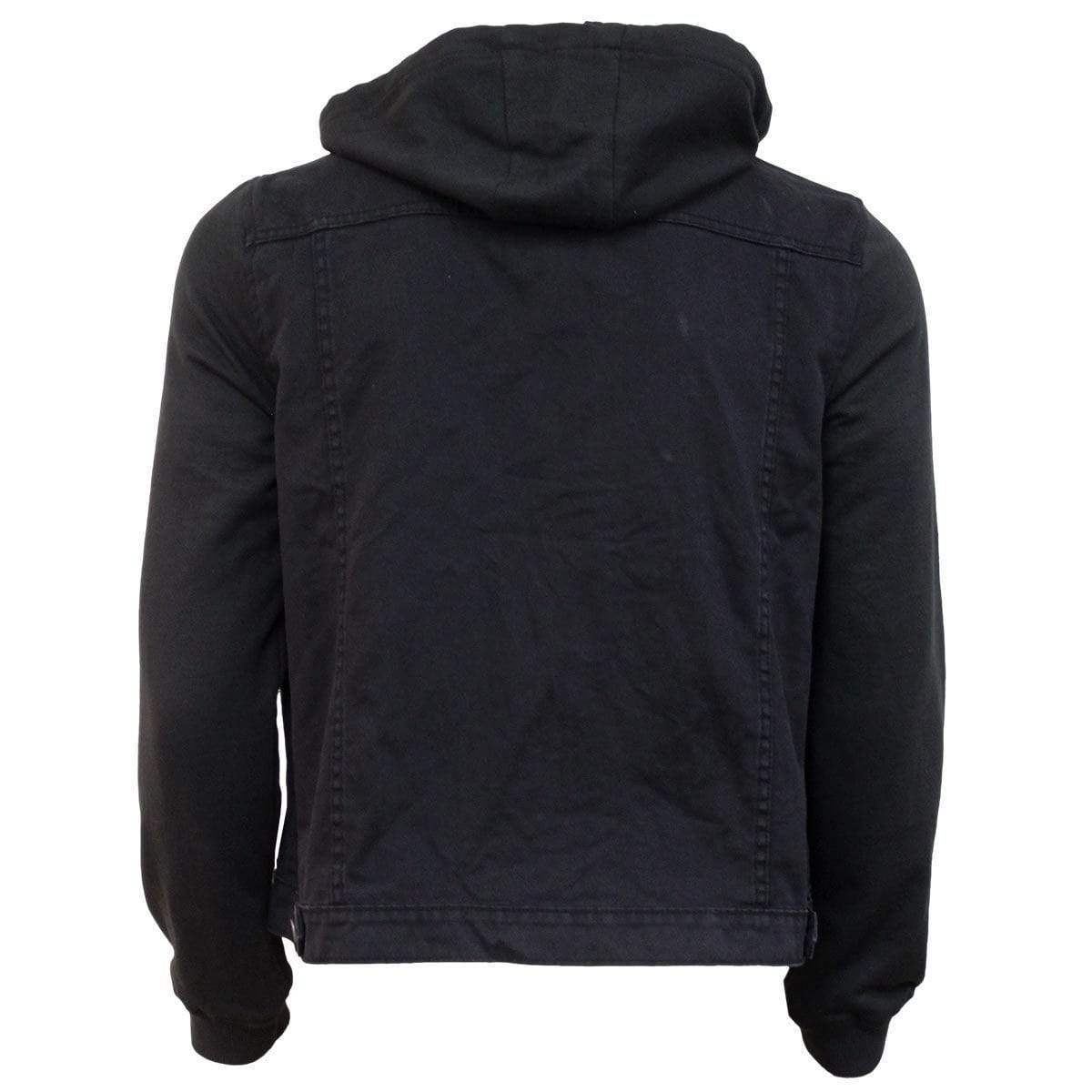 URBAN FASHION - Hooded Shacket Black - Damned Threads