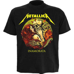 METALLICA - INAMORATA  - Front Print T-Shirt Black - Damned Threads