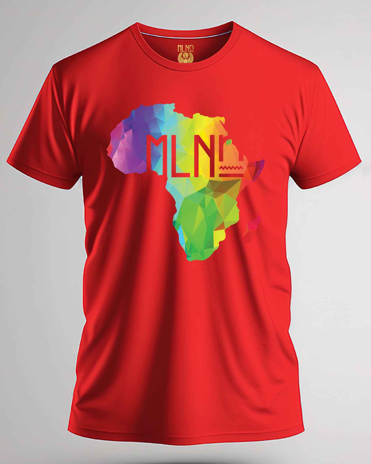 MLNn Africa LOGO Prismatic T-Shirt - Damned Threads