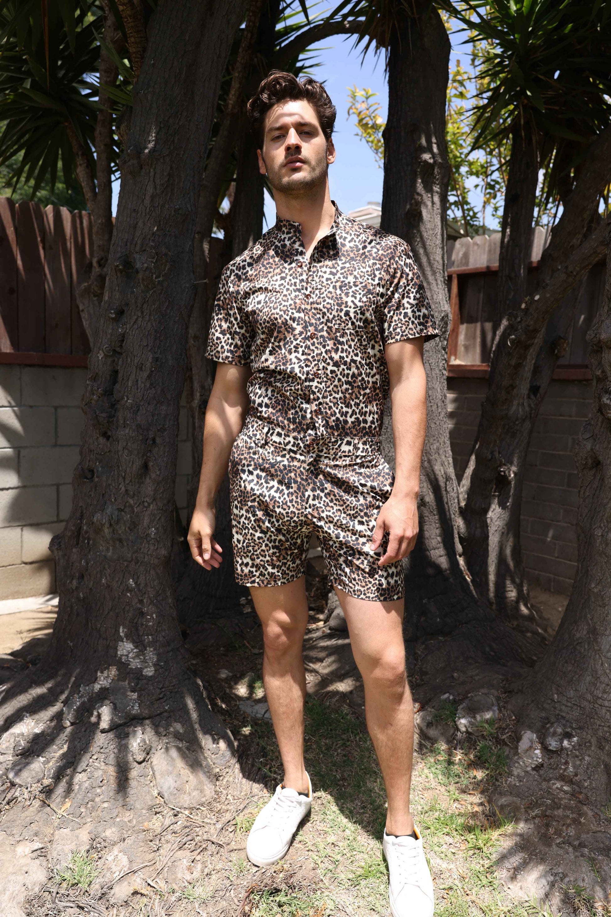 Leopard Romper - Damned Threads