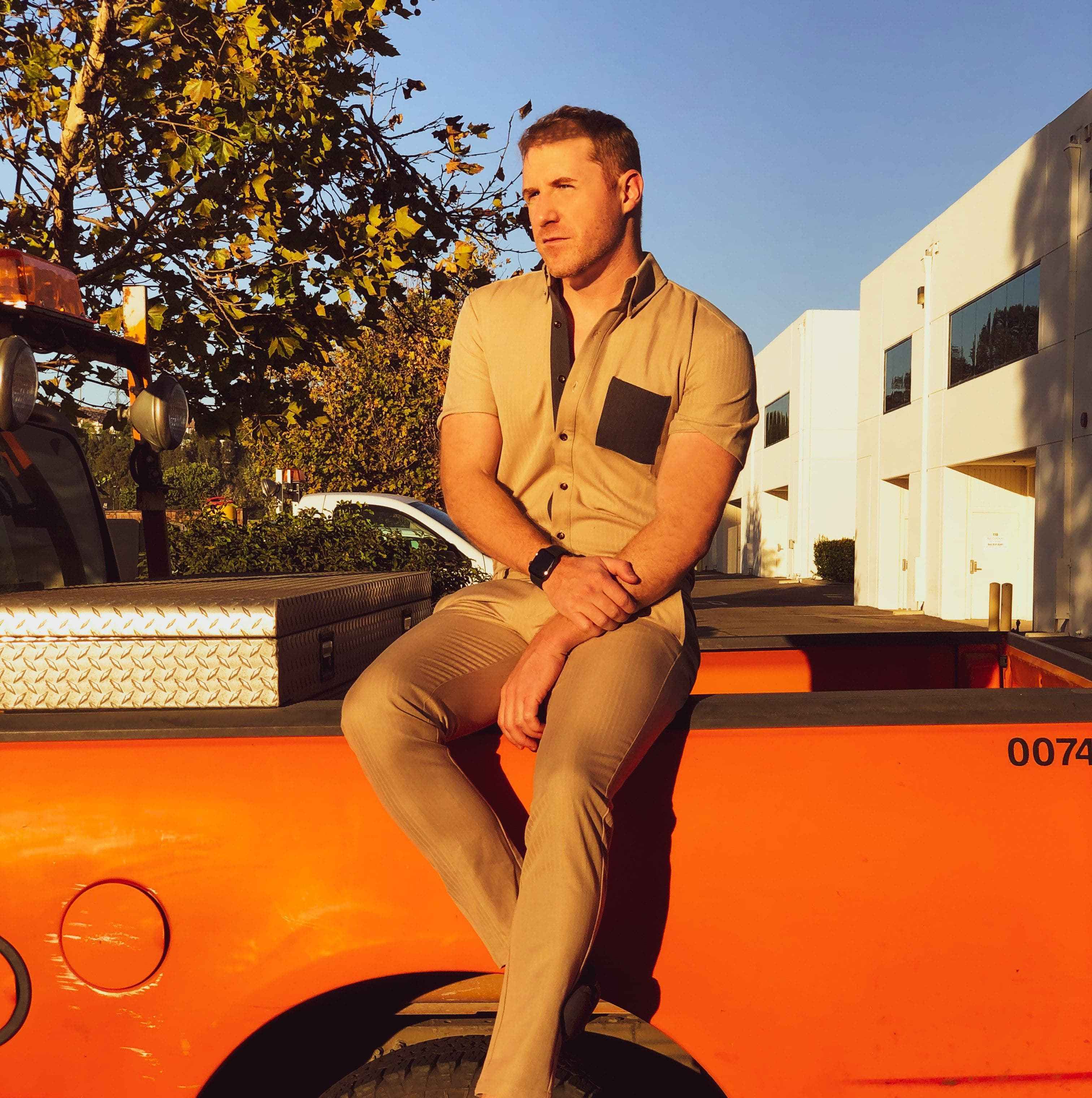 Tan Jacquard Jumpsuit - Limited Edition - Damned Threads