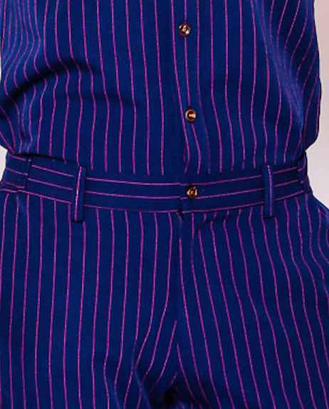 Navy Chateaux Romper - Damned Threads