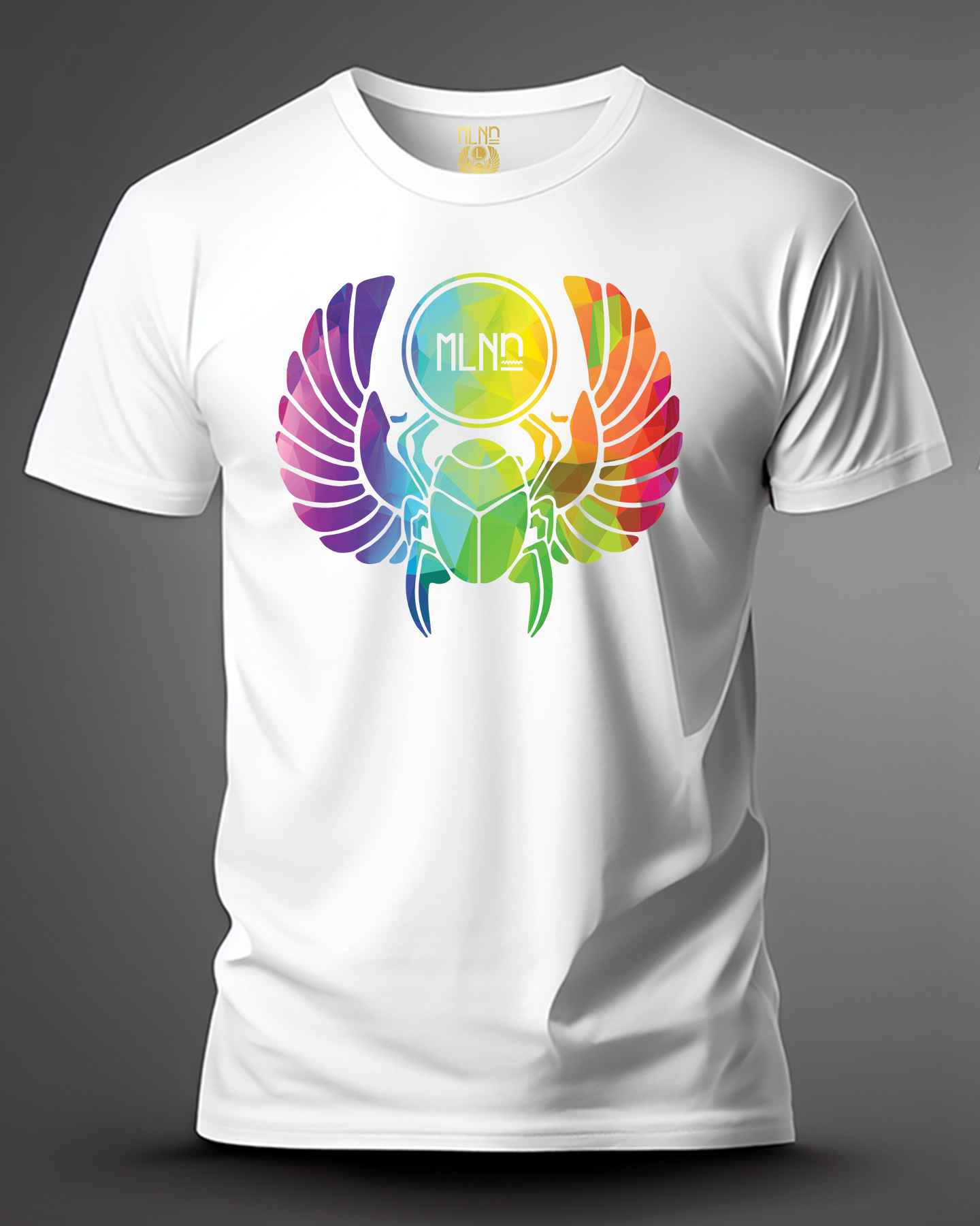 MLNn Scarab Prismatic T-Shirt - Damned Threads