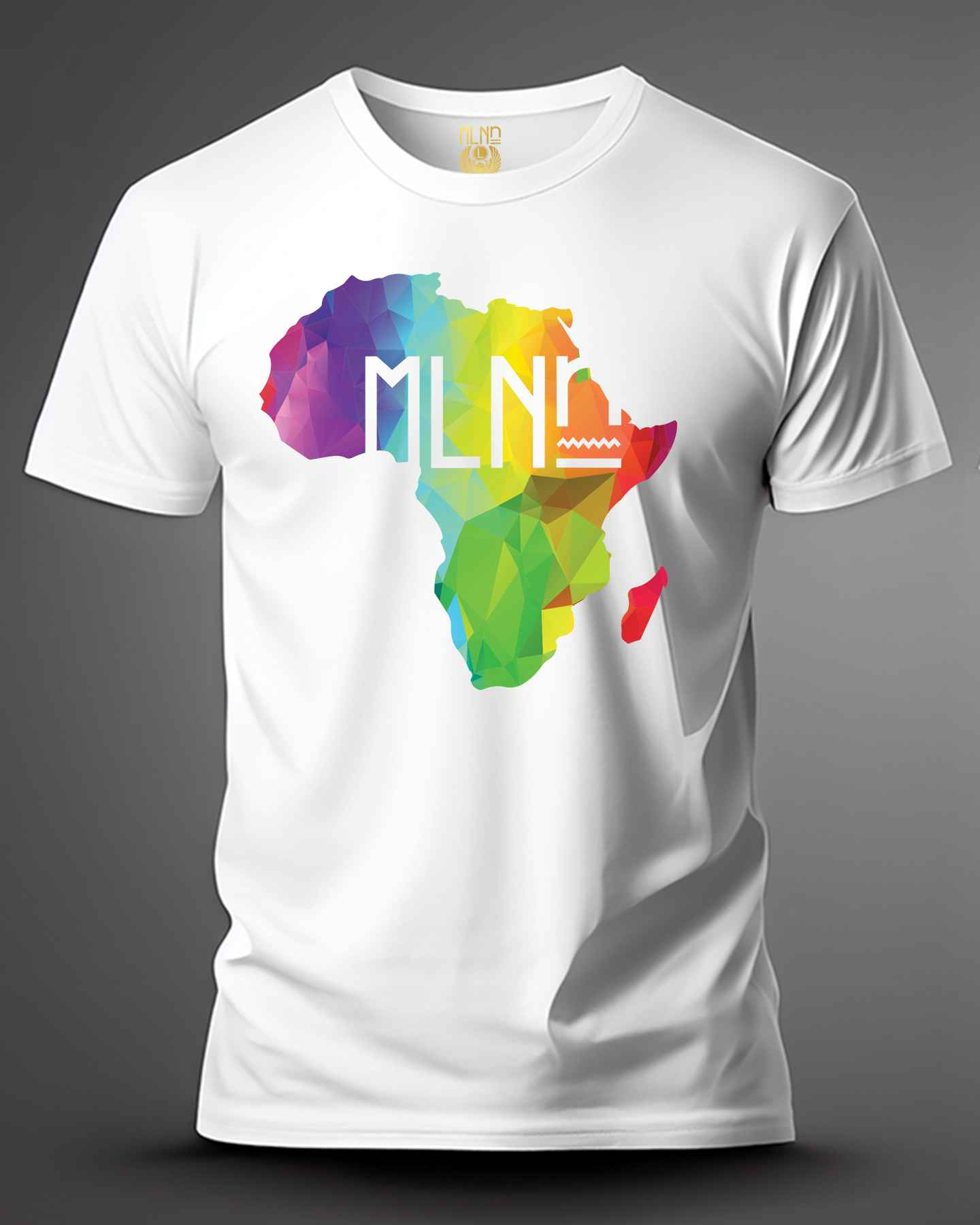 MLNn Africa LOGO Prismatic T-Shirt - Damned Threads