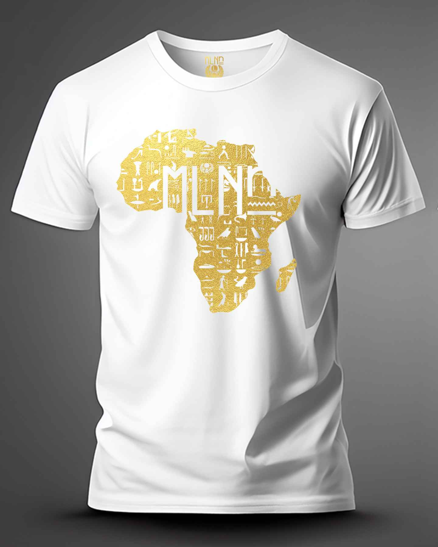 MLNn Africa Hieroglyph T-Shirt - Damned Threads