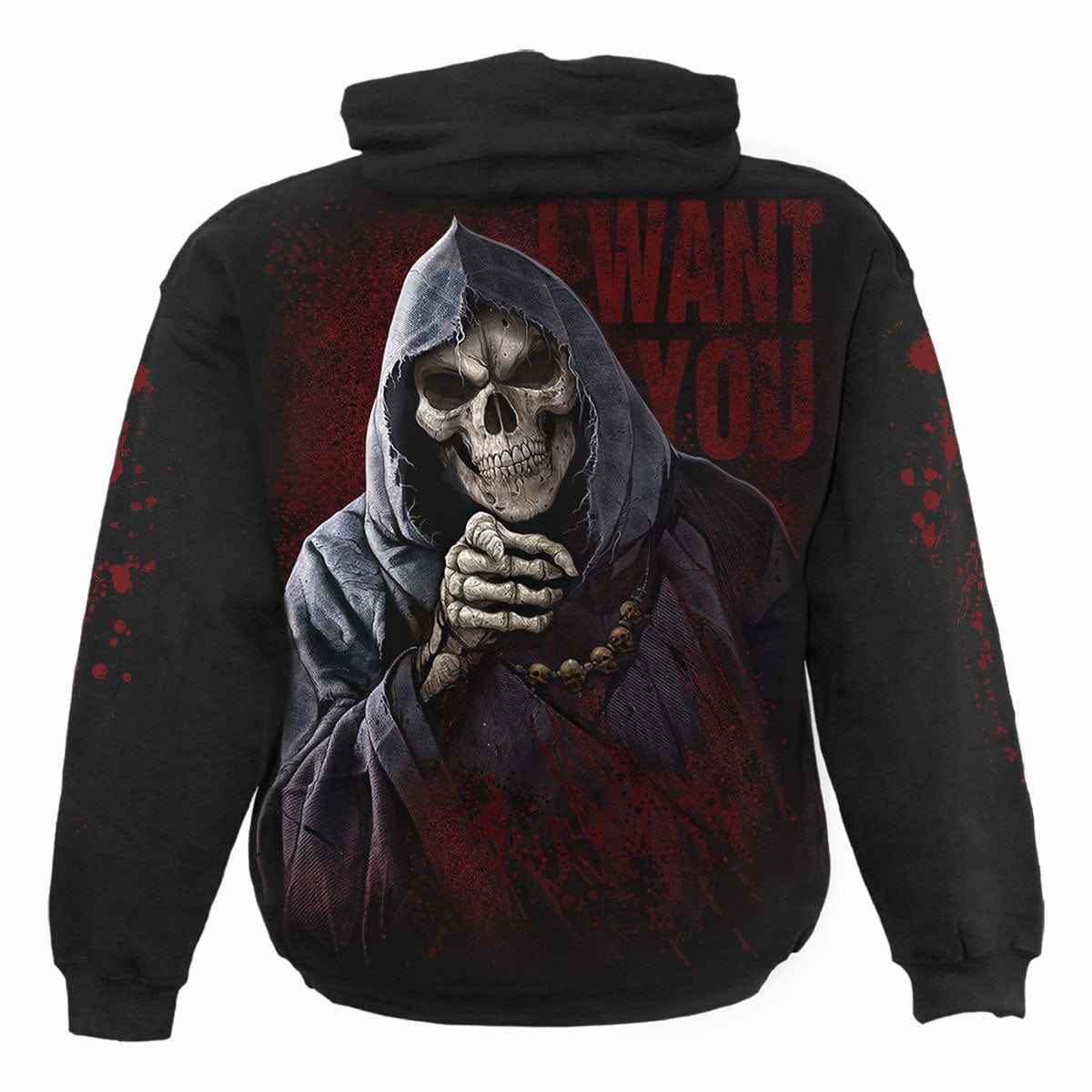 WAR KILLS - Hoody Black - Damned Threads