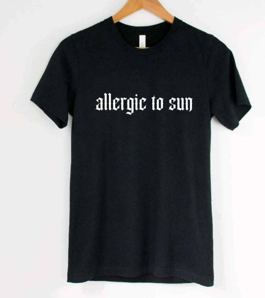 Allergic to sun T-Shirt - Damned Threads