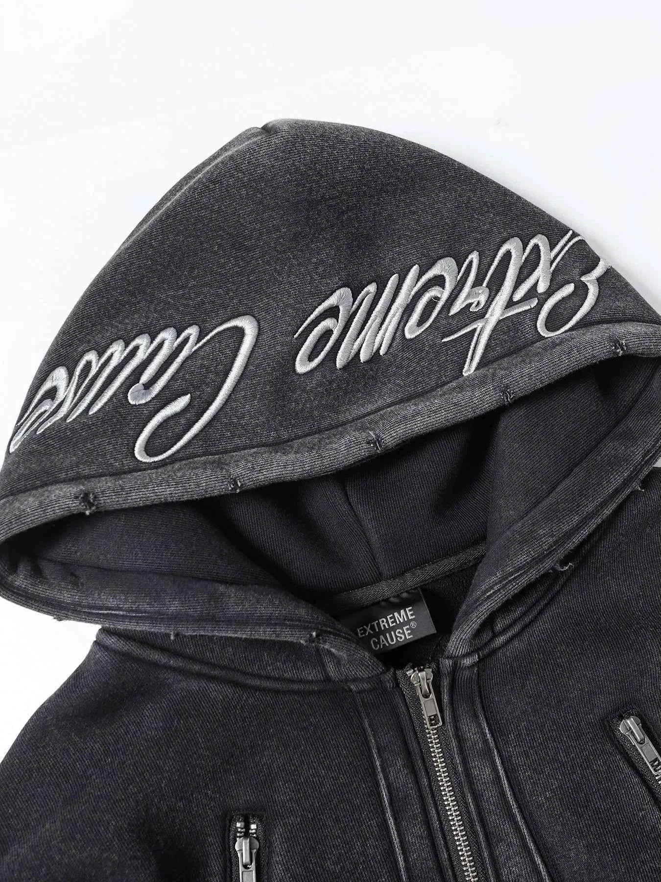 Men's Zip-Up Long Sleeve Hooded Jacket