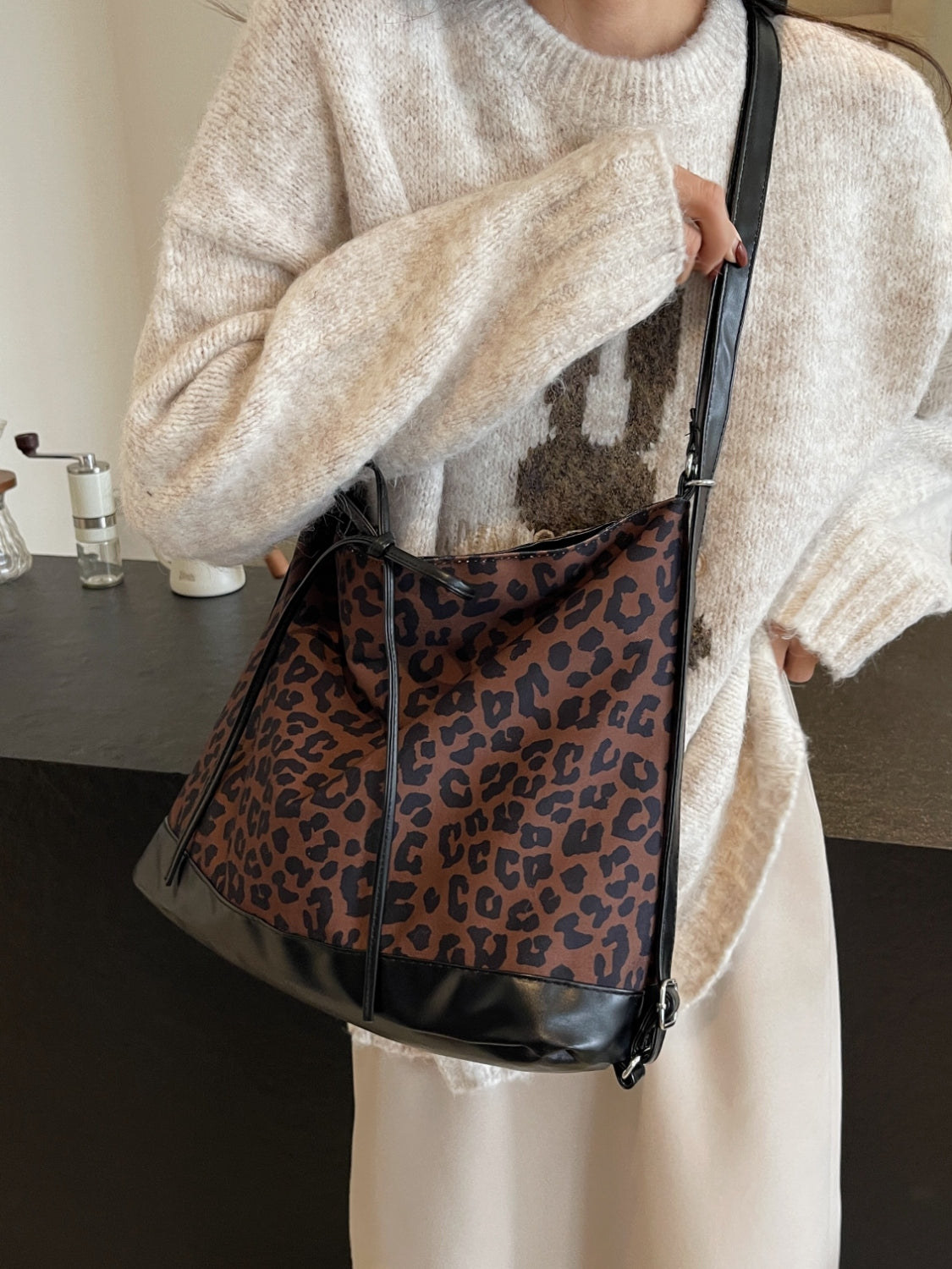 Leopard Dual Purpose Crossbody Bag - Damned Threads