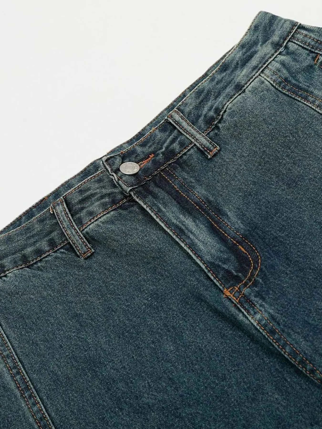 Men's Vintage Wide Leg Baggy Jeans