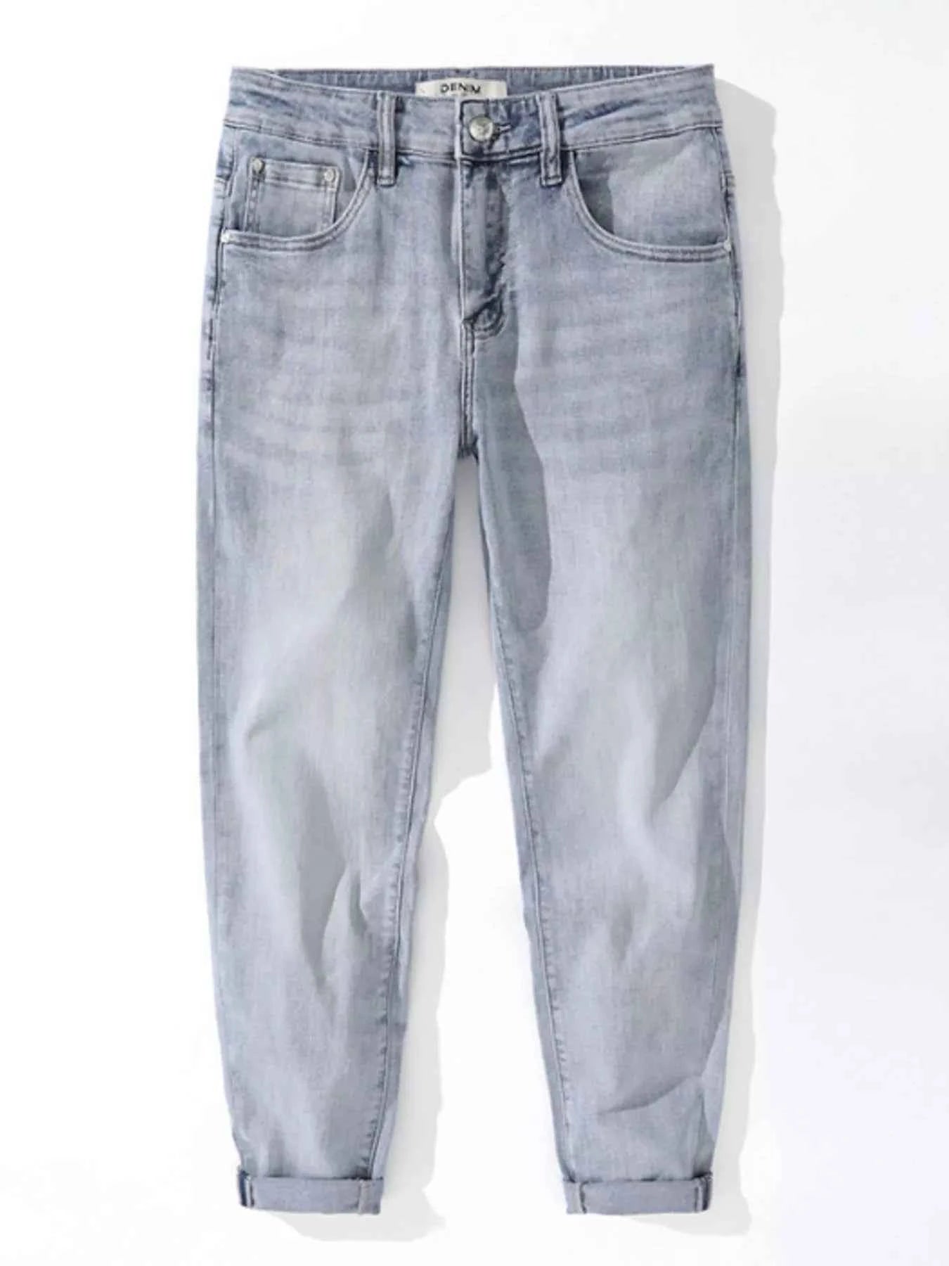 Men's Washed Slim Fit Jeans
