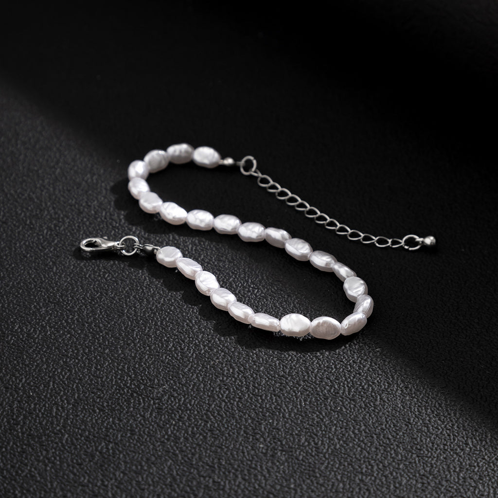 Irregular Pearl Bracelet - Damned Threads