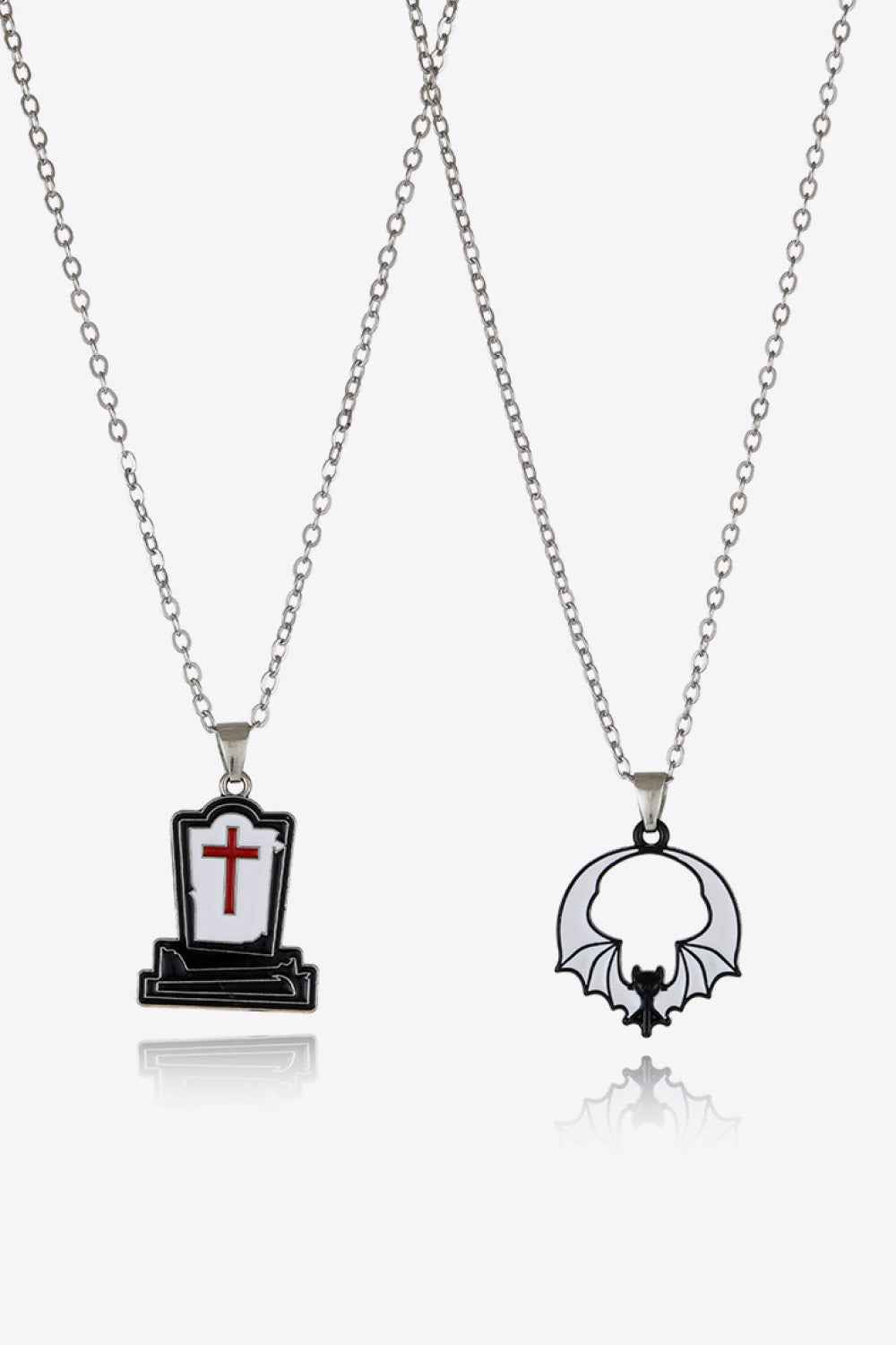Two-Piece Halloween Theme Necklace Set - Damned Threads