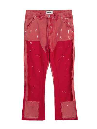 Men's Contrast Washed Bootcut Jeans - Damned Threads