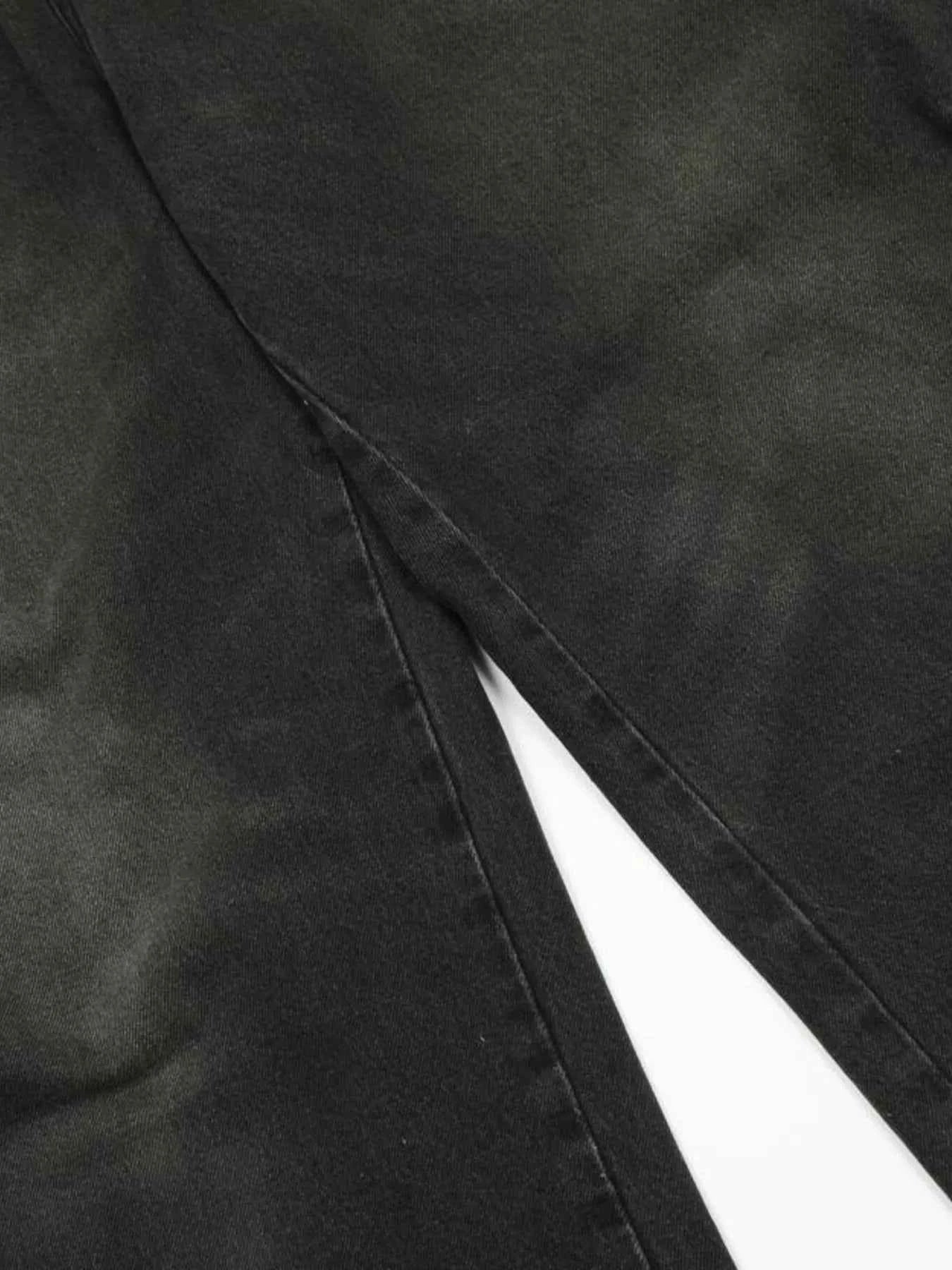 Men's Washed Wide-Leg Baggy Jeans