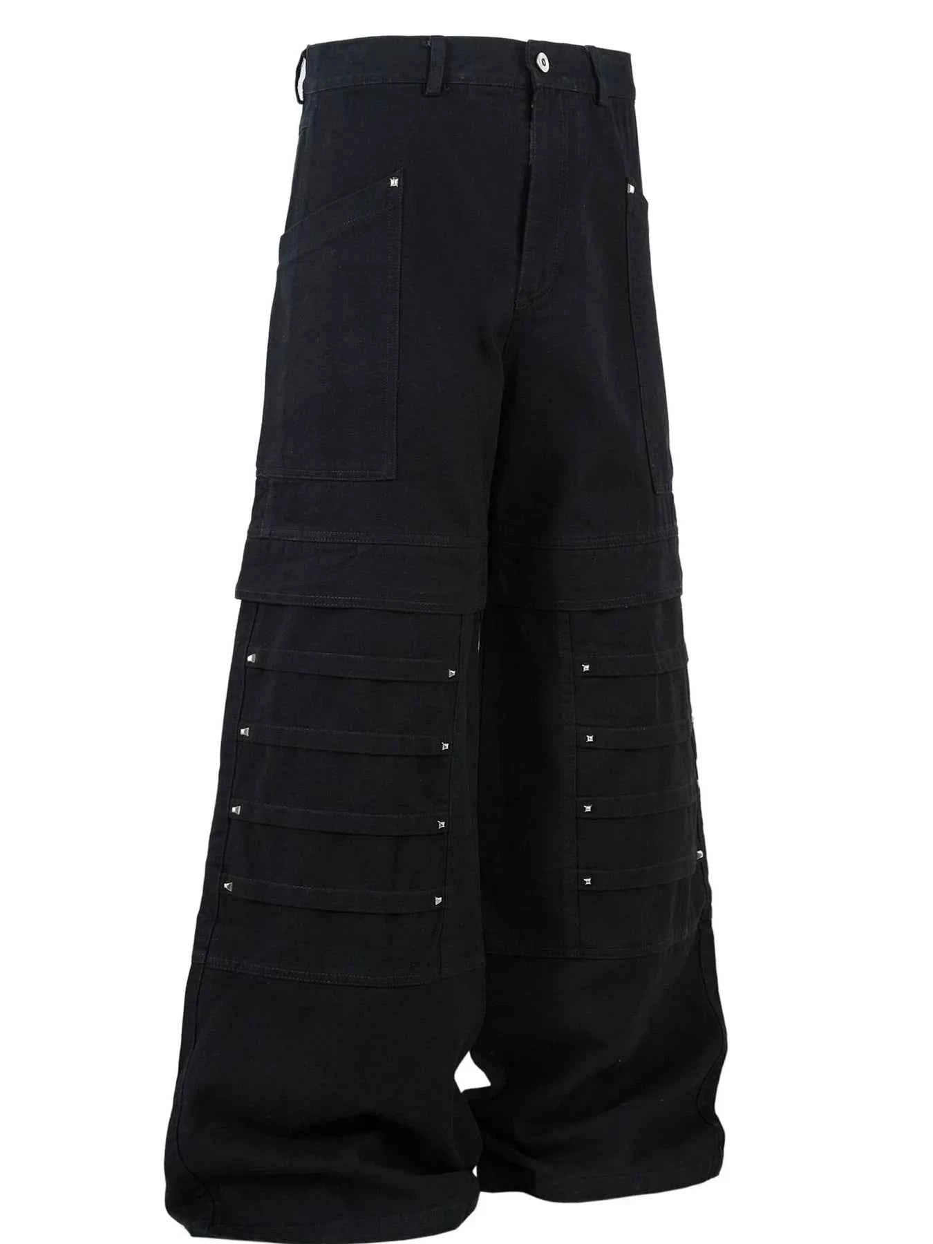 Men's Wide Leg Cargo Jeans