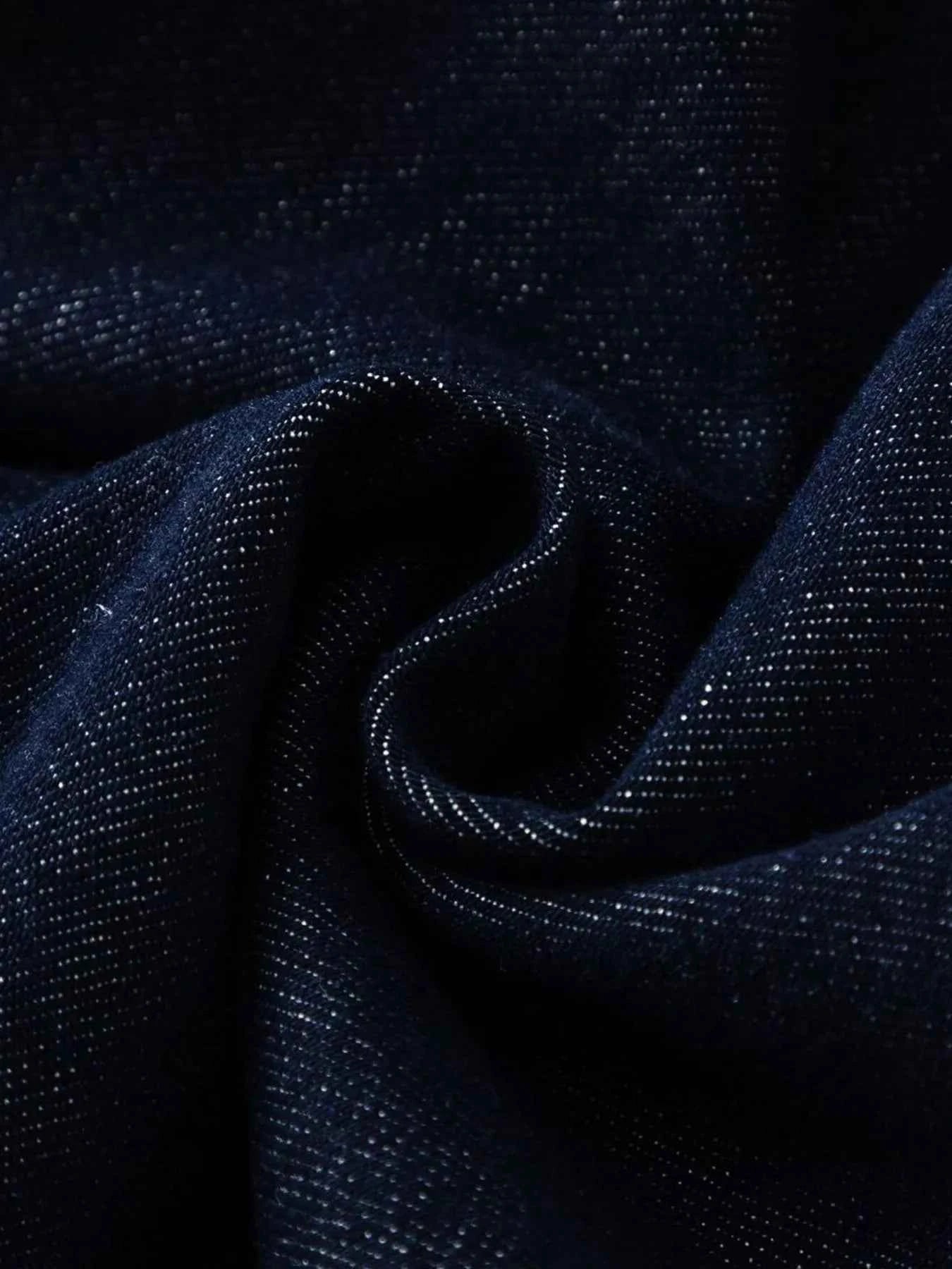 Men's Wide-Leg Denim Shorts