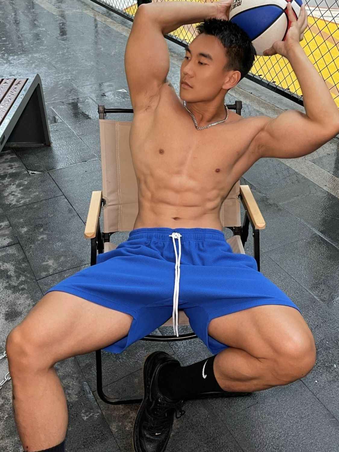 Men's Plus Size Drawstring Active Shorts - Damned Threads