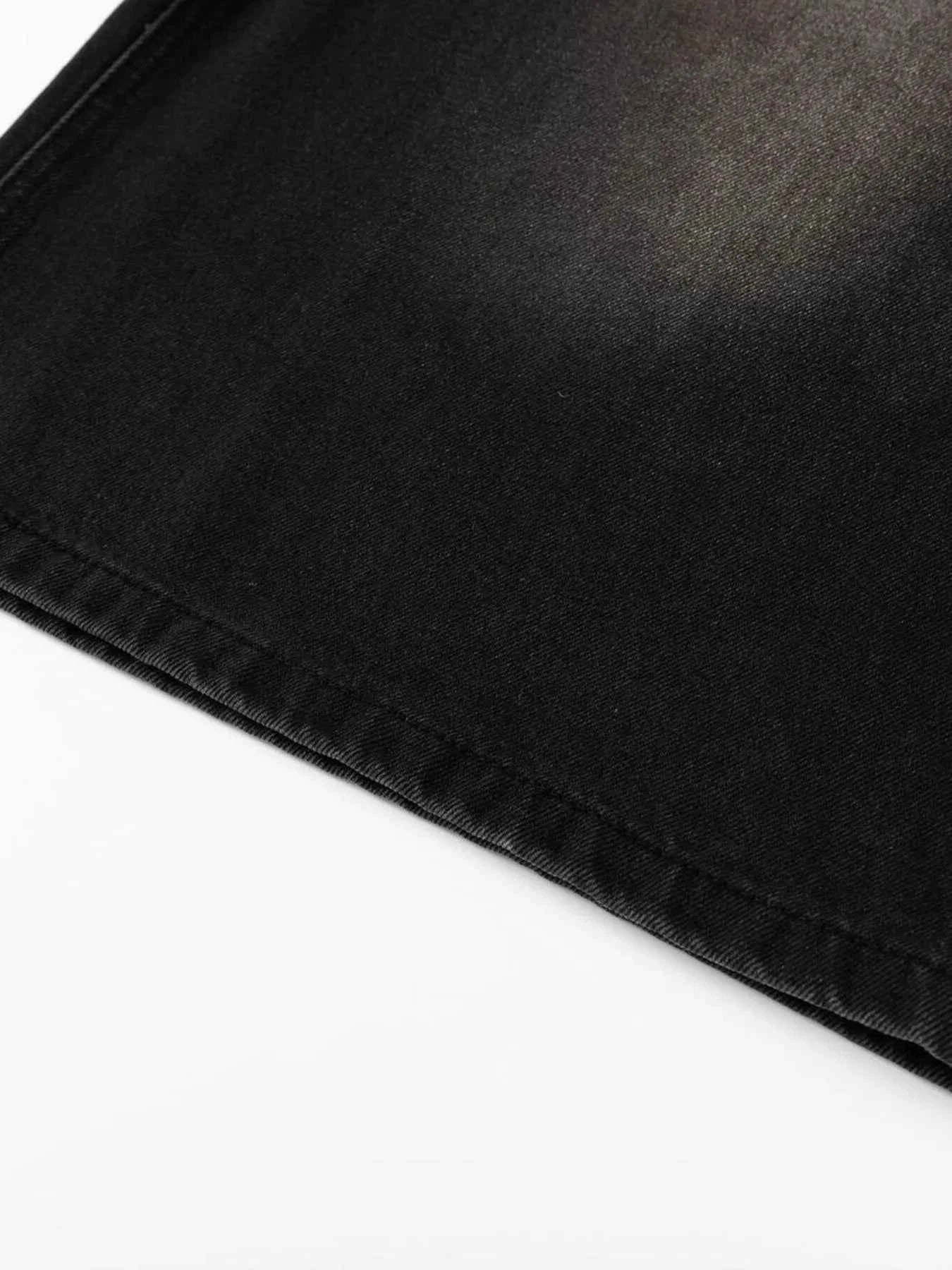 Men's Washed Denim Bermuda Shorts