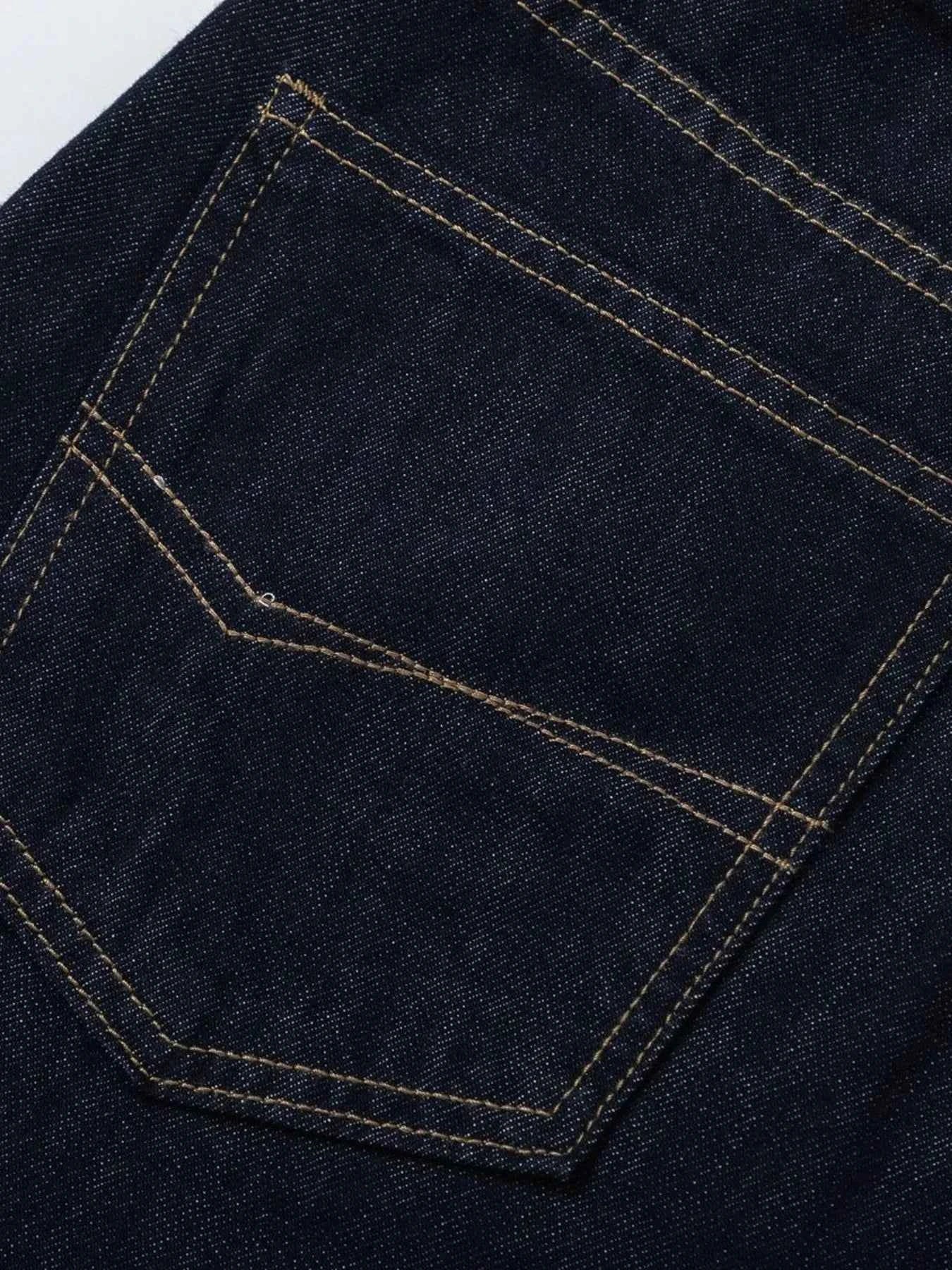 Men's Wide-Leg Denim Shorts