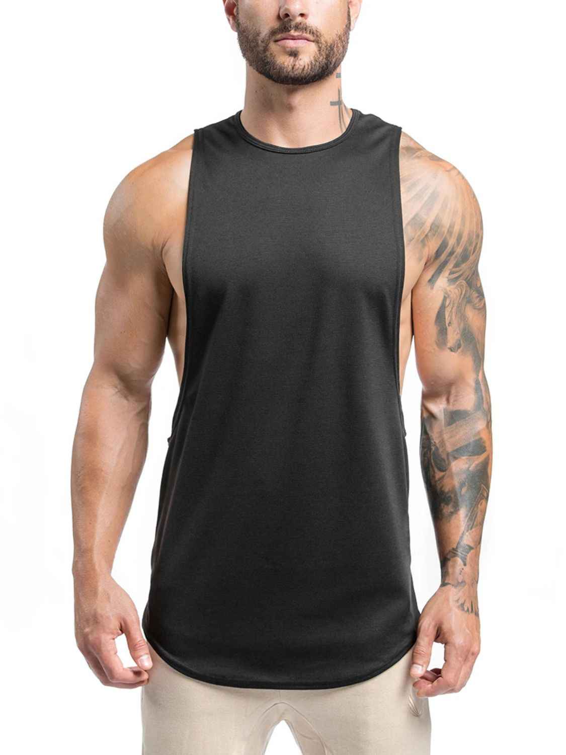 Men's Plus Size Round Neck Tank - Damned Threads