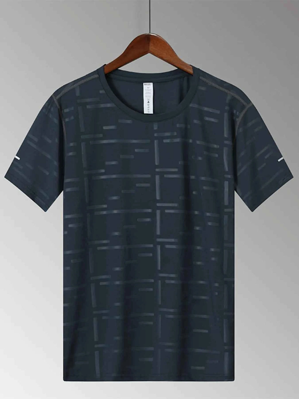 Men's Plus Size Round Neck Short Sleeve T-Shirt
