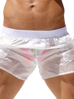Men's Sexy Sheer Elastic Waist Shorts - Damned Threads