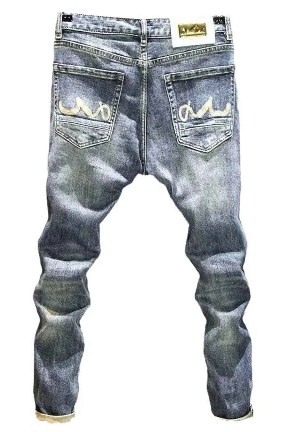 Men's Skinny Jeans with Pockets