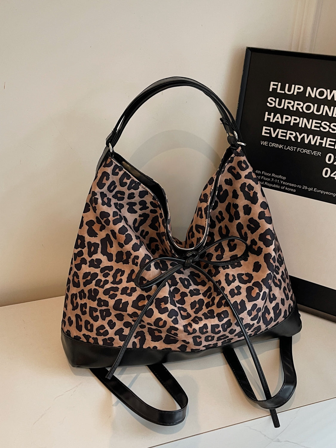 Leopard Dual Purpose Crossbody Bag - Damned Threads