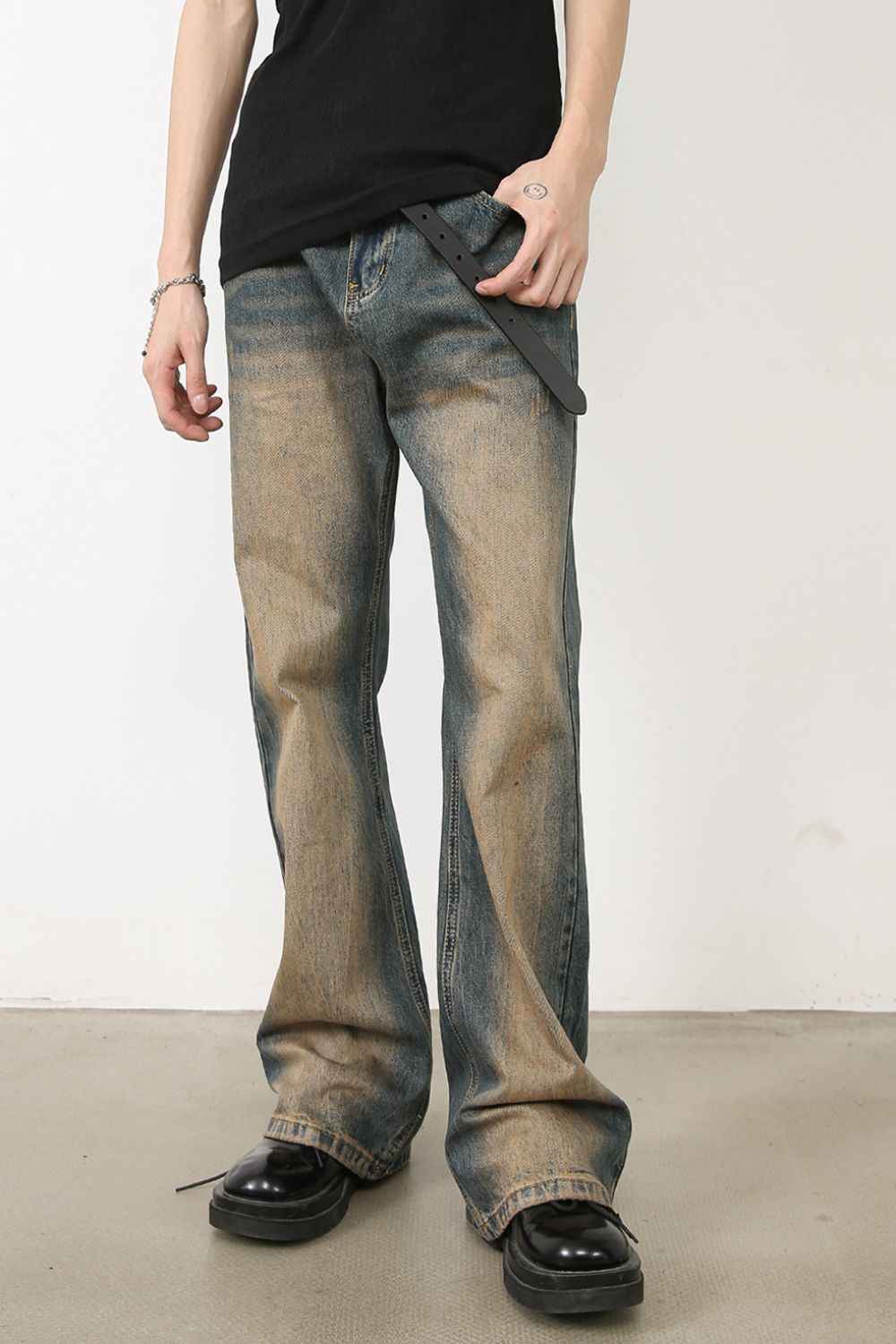 Men's Bootcut Jeans with Pockets - Damned Threads