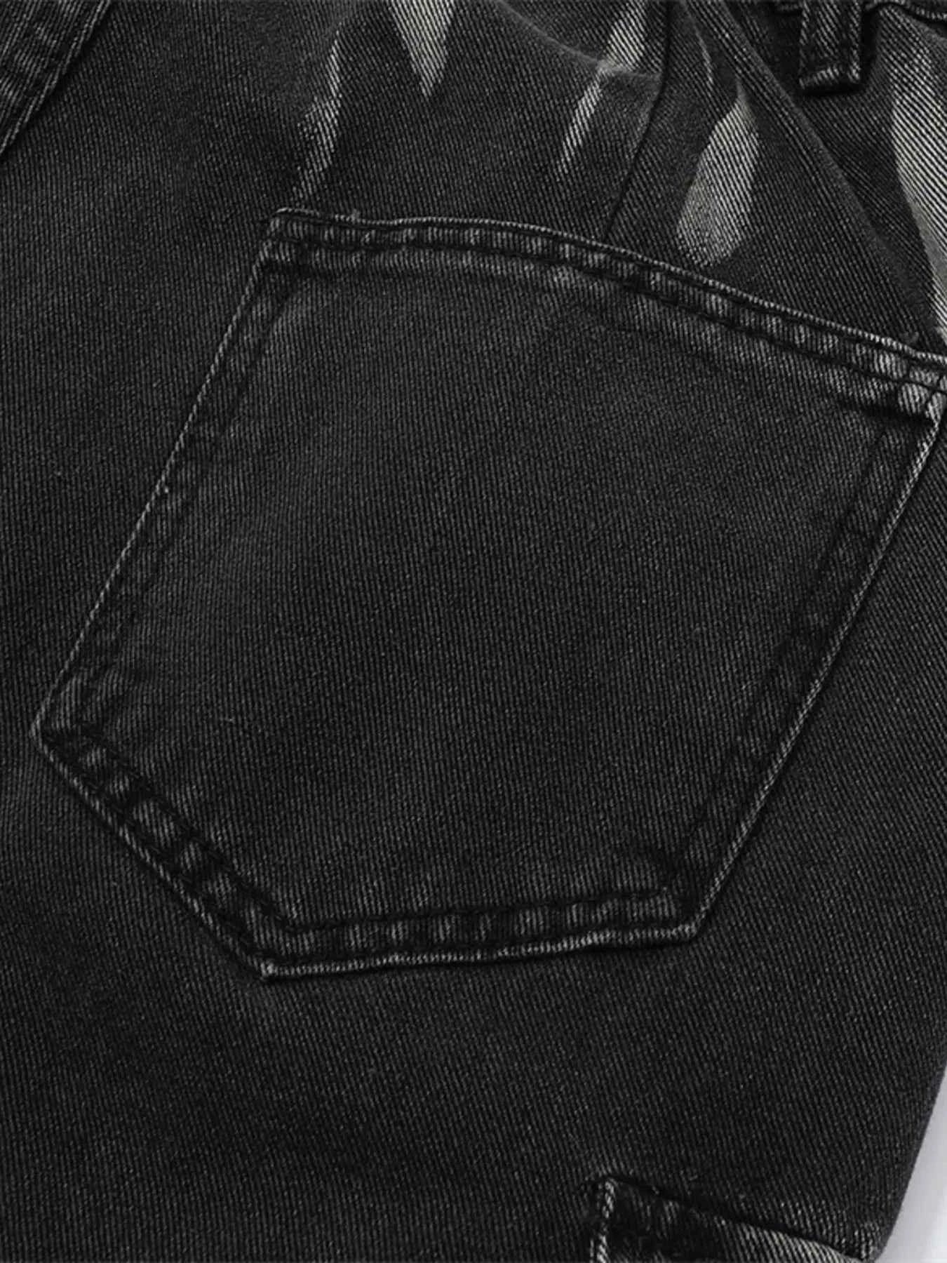 Men's Wide Leg Cargo Jeans