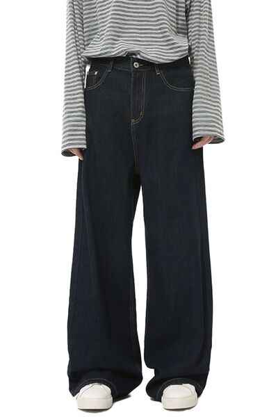 Wide Leg Jeans with Pockets - Damned Threads