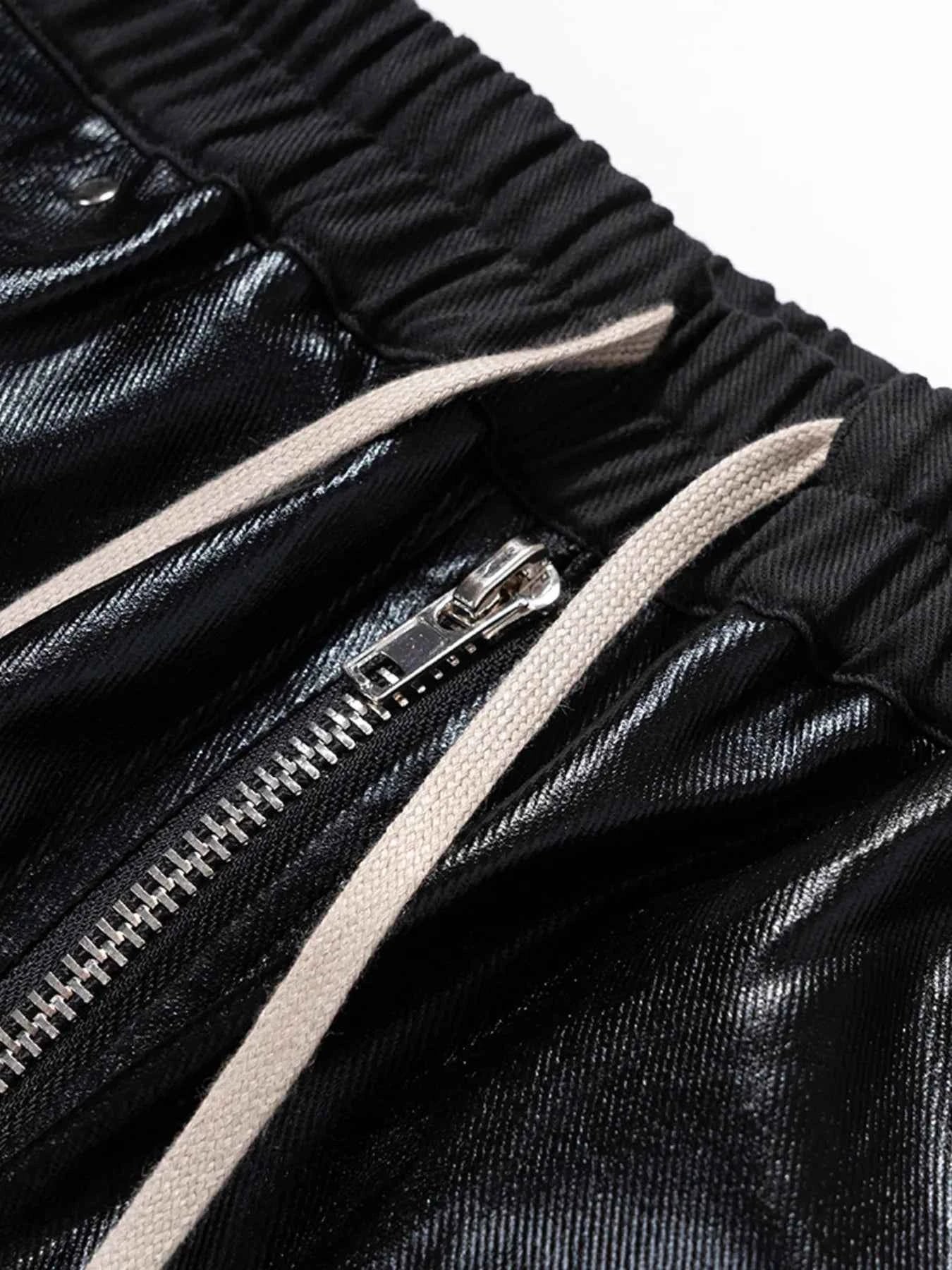 Men's Wide Leg Cargo Pants with Drawstring Waist