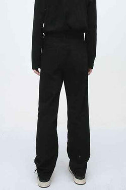Men's Zip Decor Straight Leg Jeans - Damned Threads