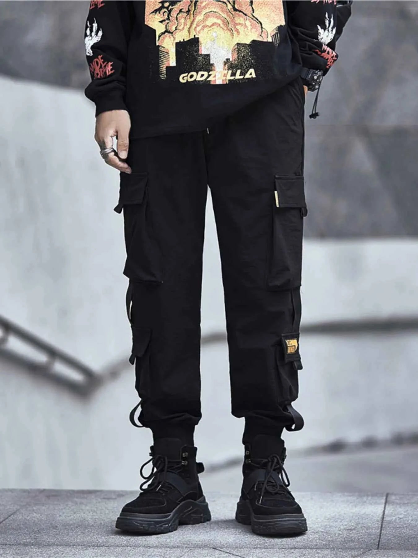 Men's Plus Size Loose Cargo Pants