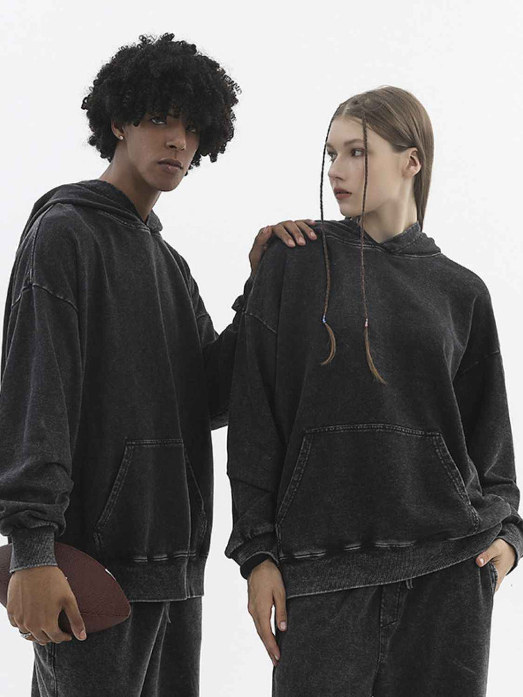 Long Sleeve Hoodie with Pocket - Damned Threads