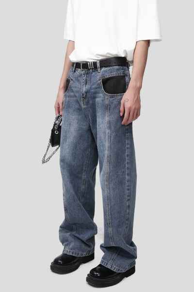 Mid Rise Waist Jeans with Pockets - Damned Threads