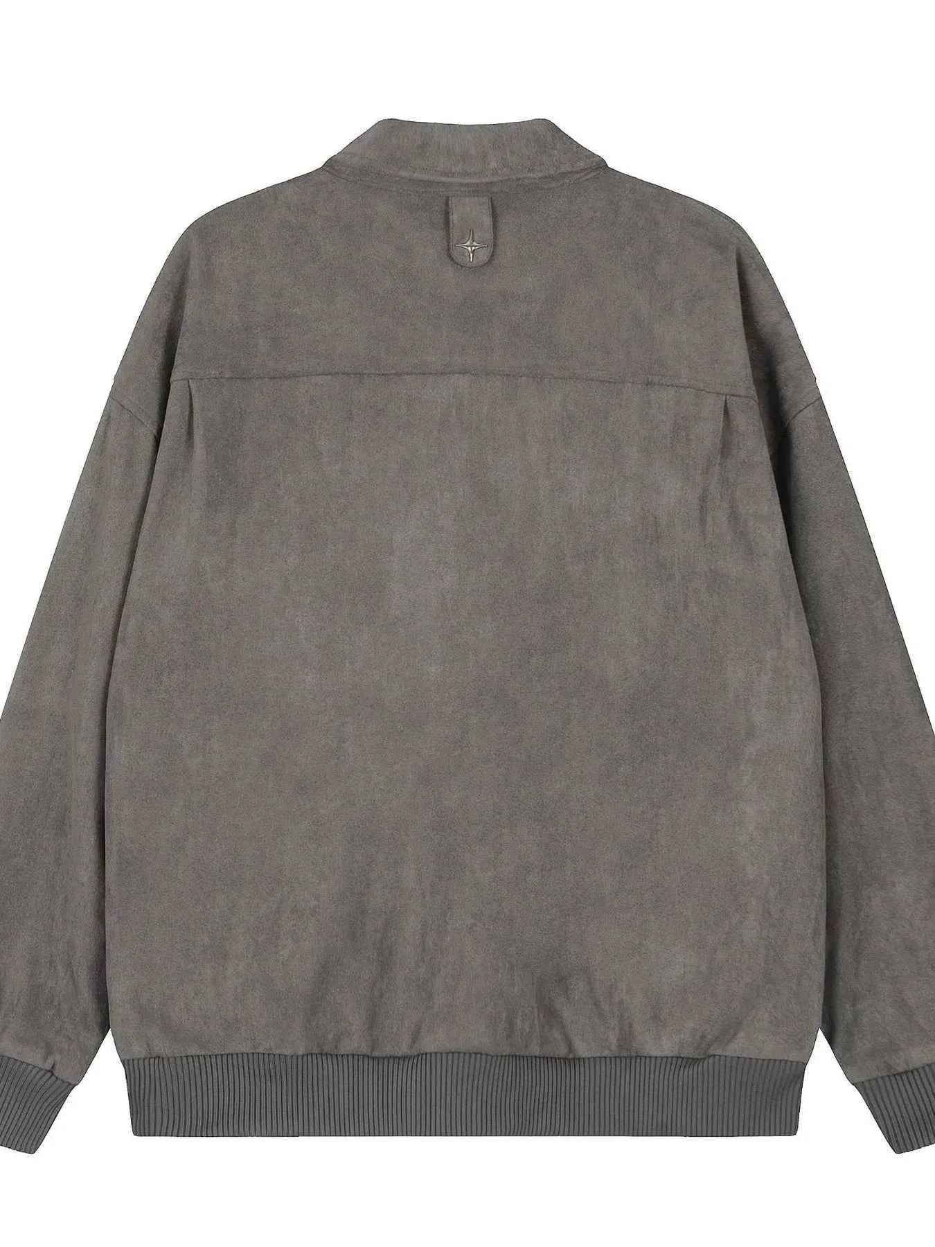 Men's Collared Neck Long Sleeve Jacket