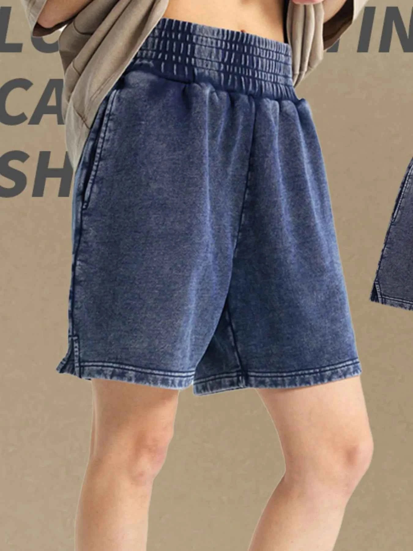 Men's Casual Elastic Waist Shorts
