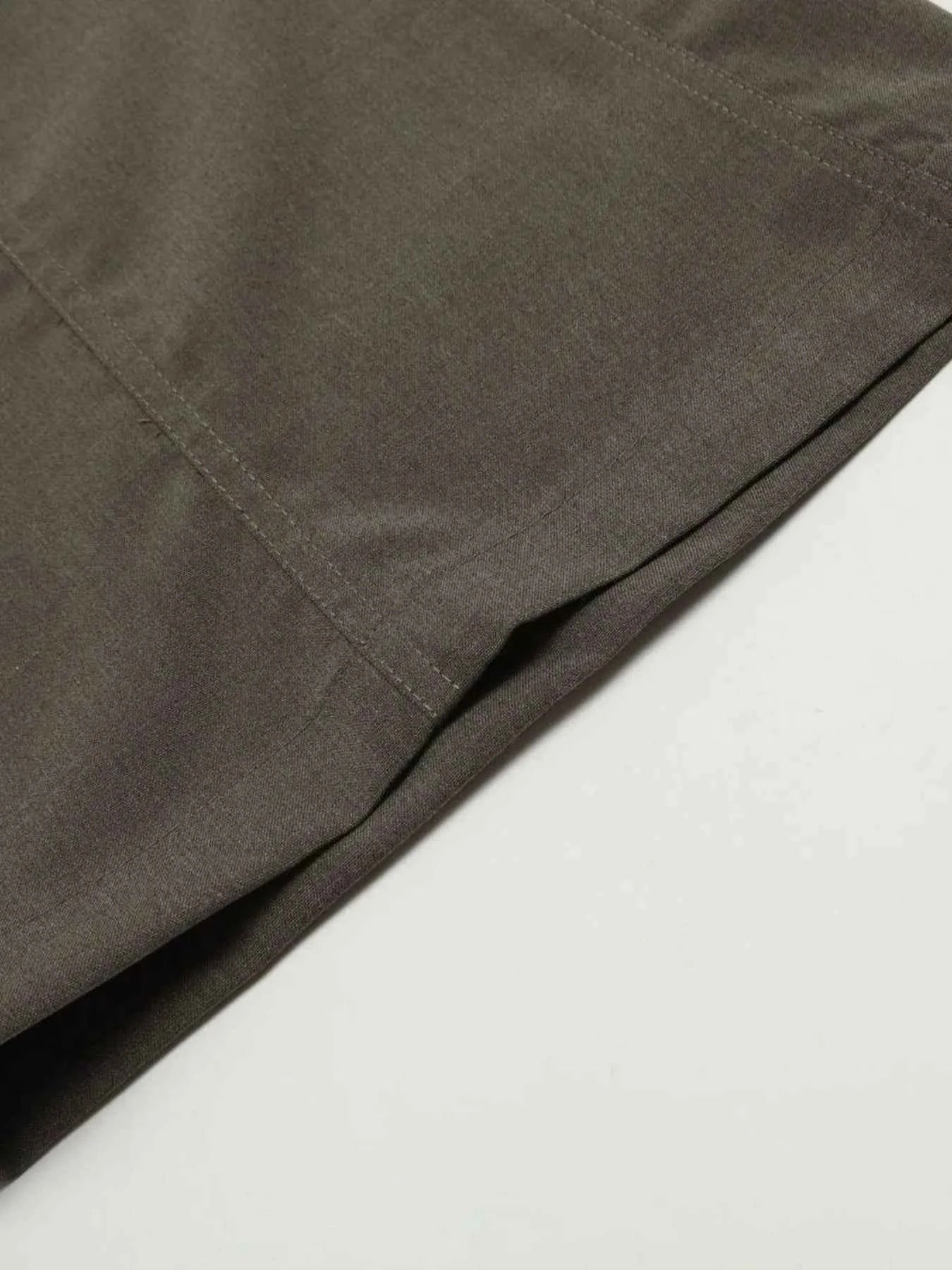 Men's Wide Leg High Waist Pants with Belt