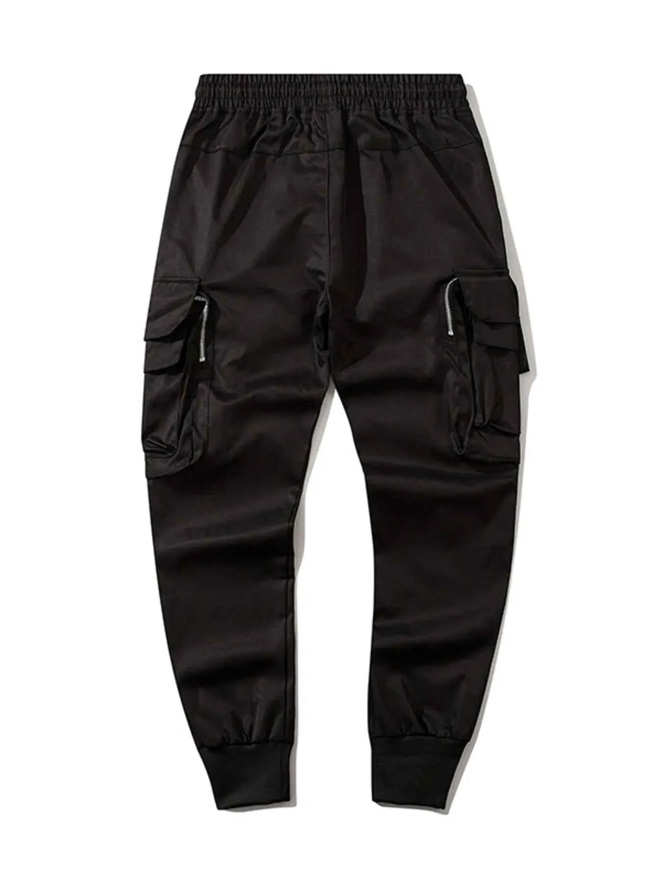 Men's Cargo Joggers with Multi-Pockets
