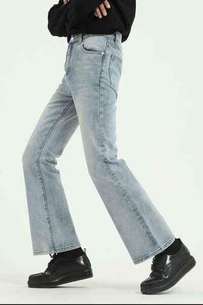 Straight Leg Jeans with Pockets - Damned Threads