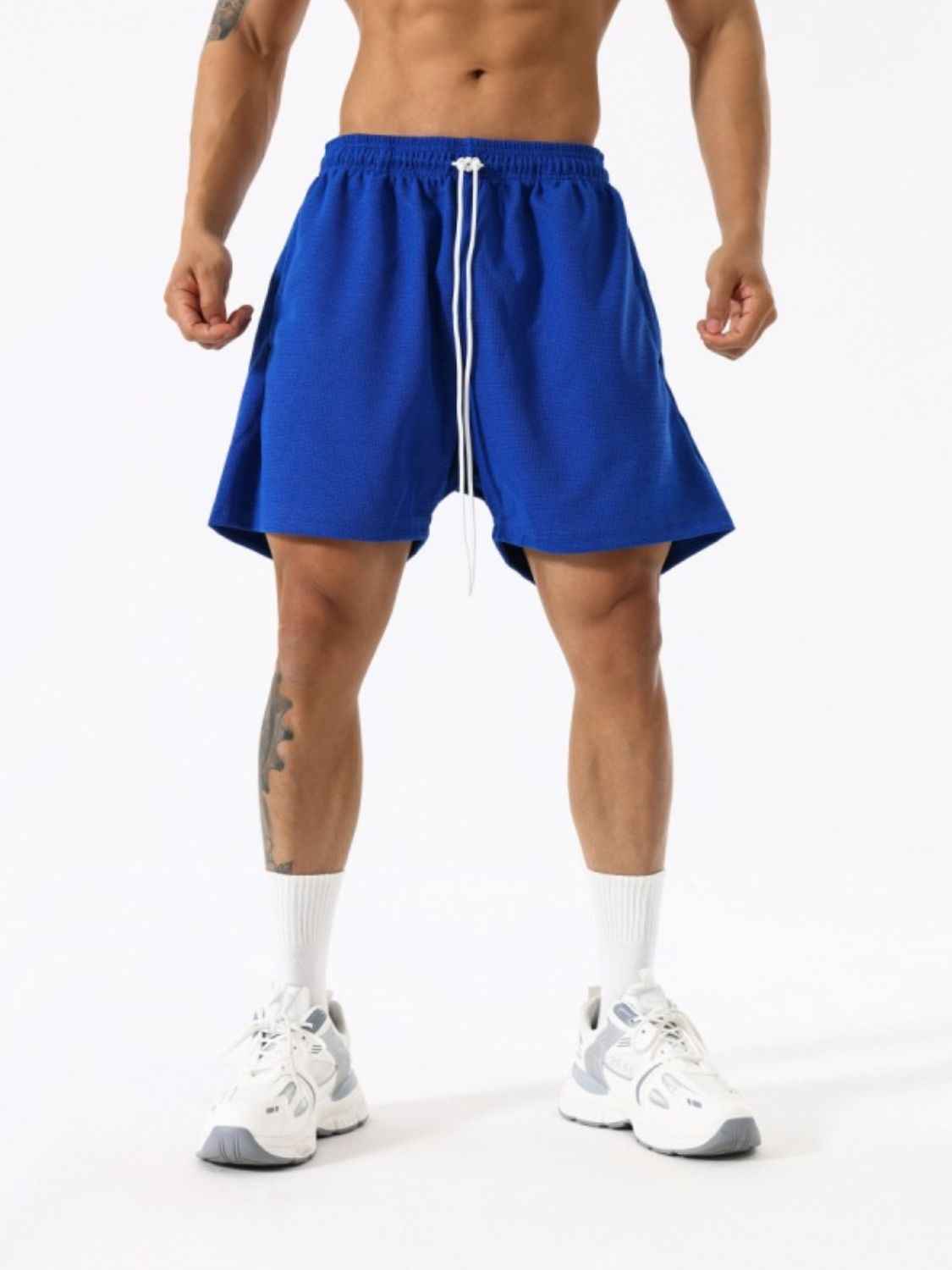Men's Plus Size Drawstring Active Shorts - Damned Threads