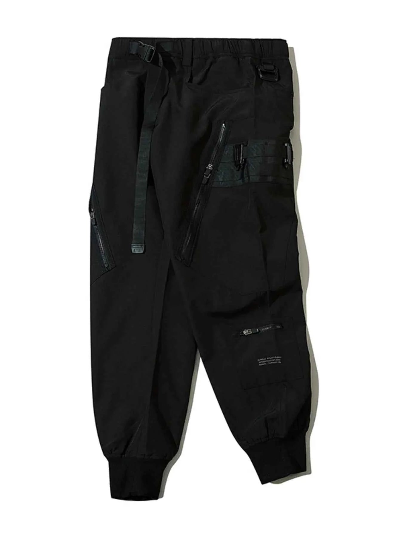 Men's Cargo Joggers with Zip Pockets