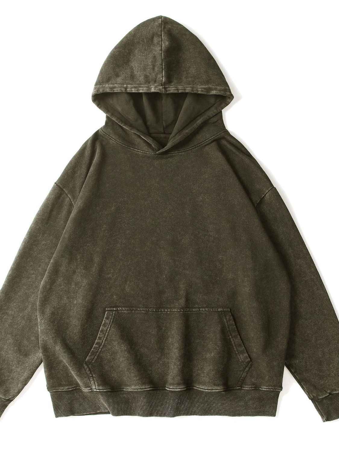 Long Sleeve Hoodie with Pocket - Damned Threads