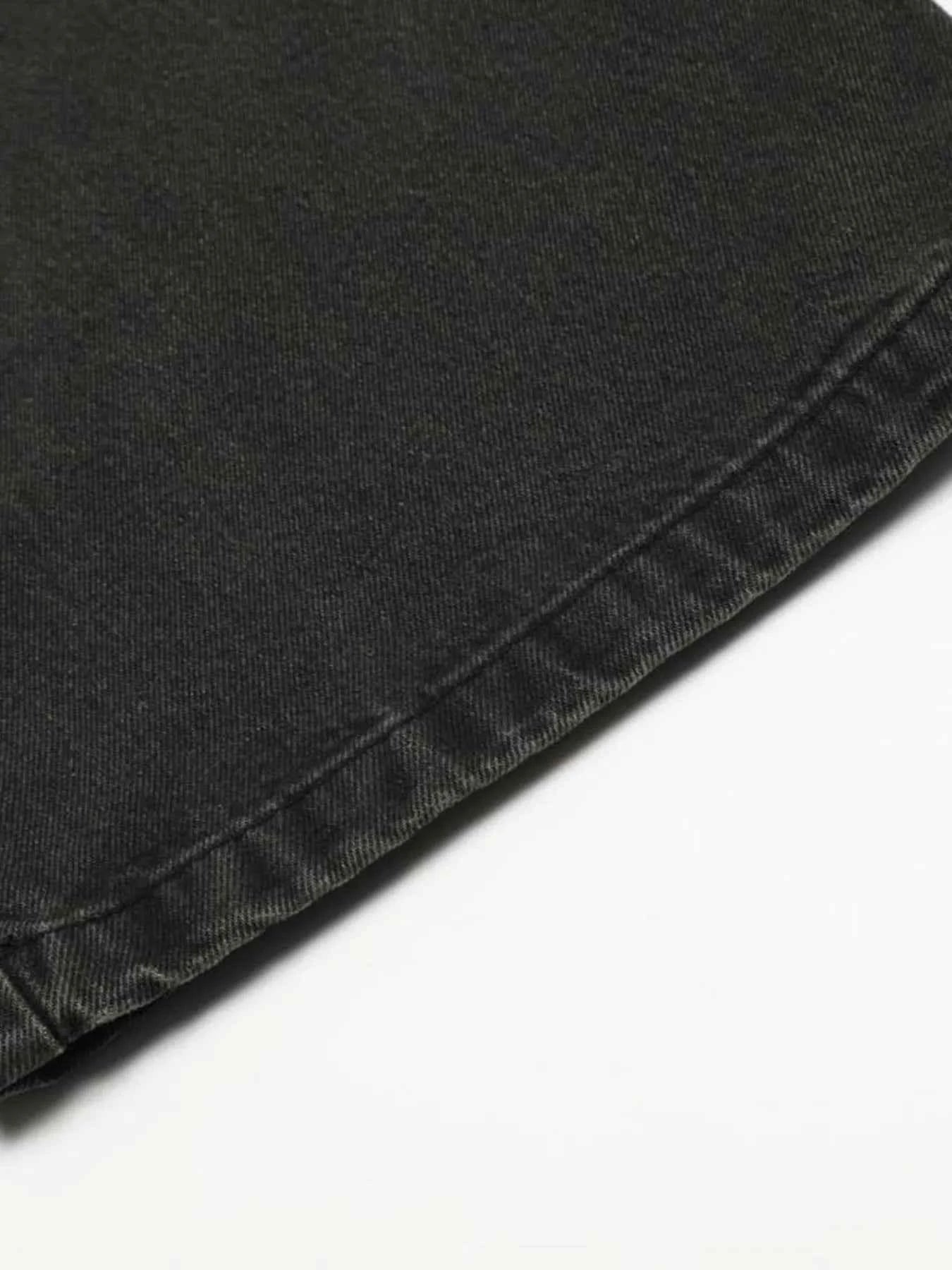 Men's Washed Wide-Leg Baggy Jeans