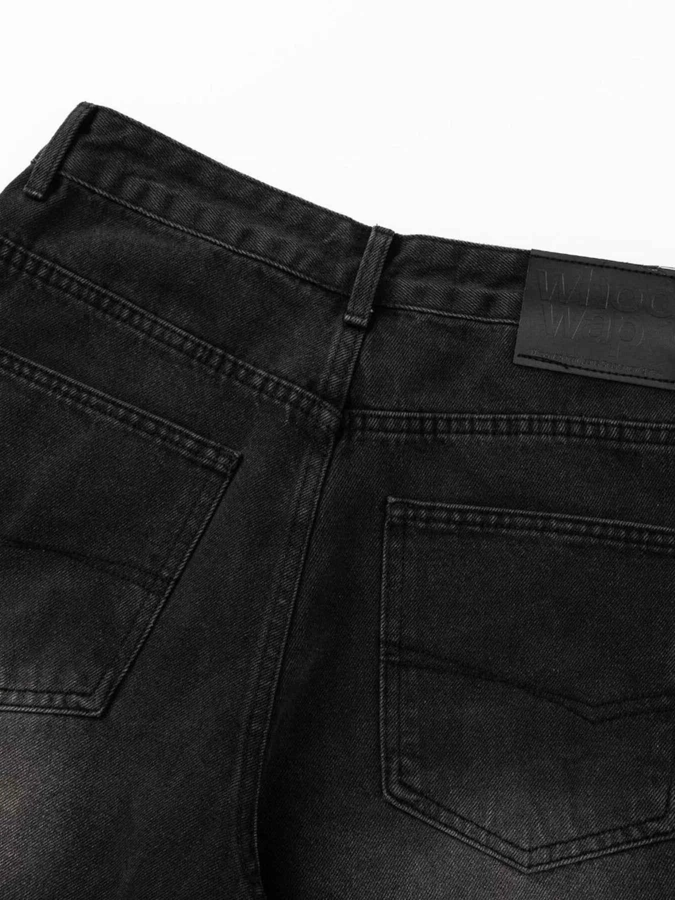 Men's Washed Denim Bermuda Shorts