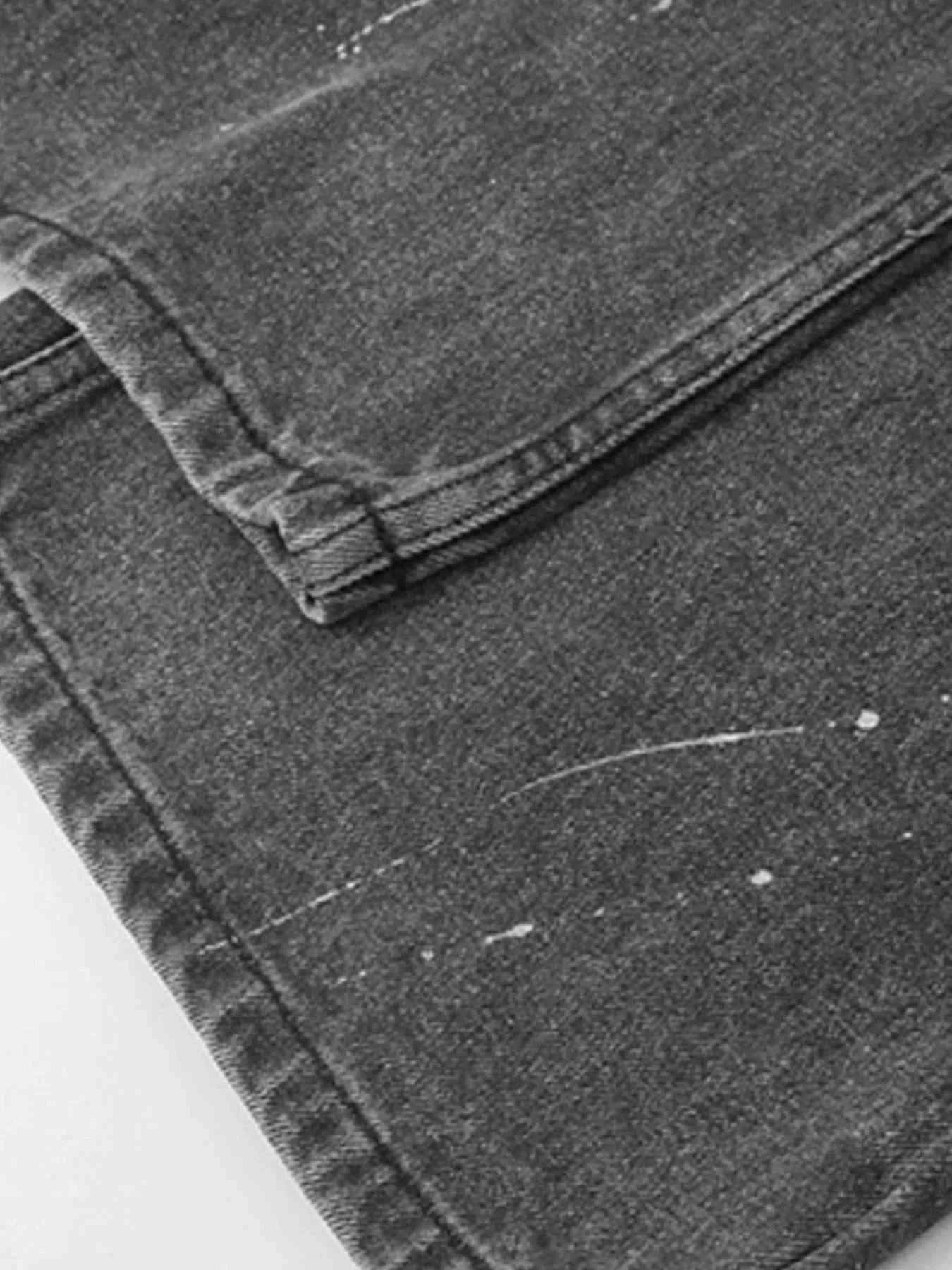 Men's Cat's Whisker Washed Straight Jeans