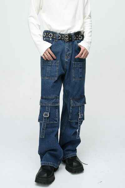 Mid Rise Men's Cargo Jeans - Damned Threads