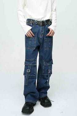 Mid Rise Men's Cargo Jeans - Damned Threads